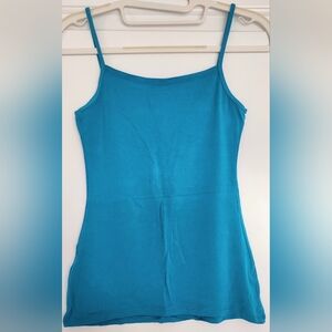 Intimissimi Turquoise Fitted Sleeveless Modal Tank Top